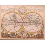 Herman Moll - A new map of the whole world with the trade winds according to ye latest and most