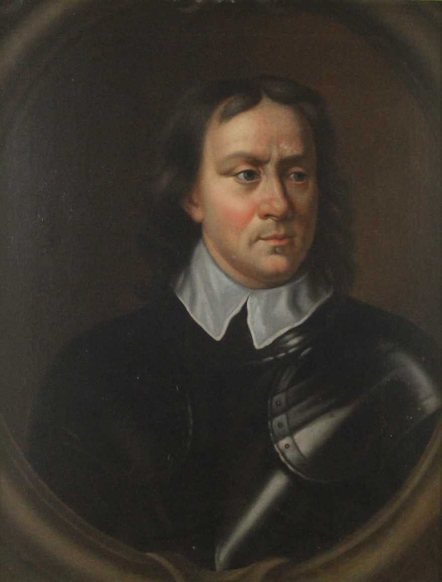 After Sir Peter Lely (1618-1680) - Oliver Cromwell, The Lord Protector, oil on canvas (re-lined