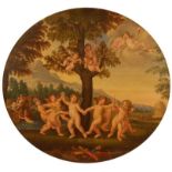 Guandallini Cententa (Italian 19th century) - Rape of Proserpine, oil on canvas, signed and dated