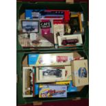 Two trays containing 17 modern boxed Corgi trucks to include 13701 'Arrow Bulk Carriers' Foden and