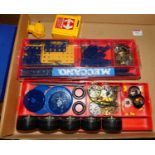 A collection of mixed issue Meccano ranging from the 1970s to the 1980s, mixed examples to include a