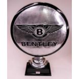 A reproduction Bentley advertising sign, h.51cm