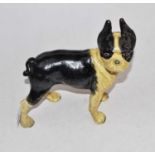 A cast metal doorstop in the form of a bulldog, h.25cm