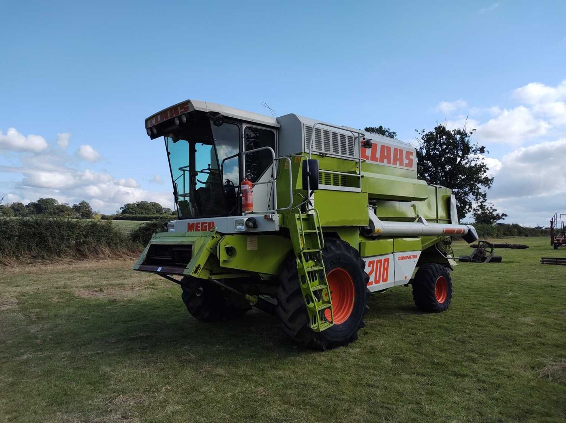 1995 Claas Mega 208 Combine Harvester with 6m Contour Header 3,482 Hrs