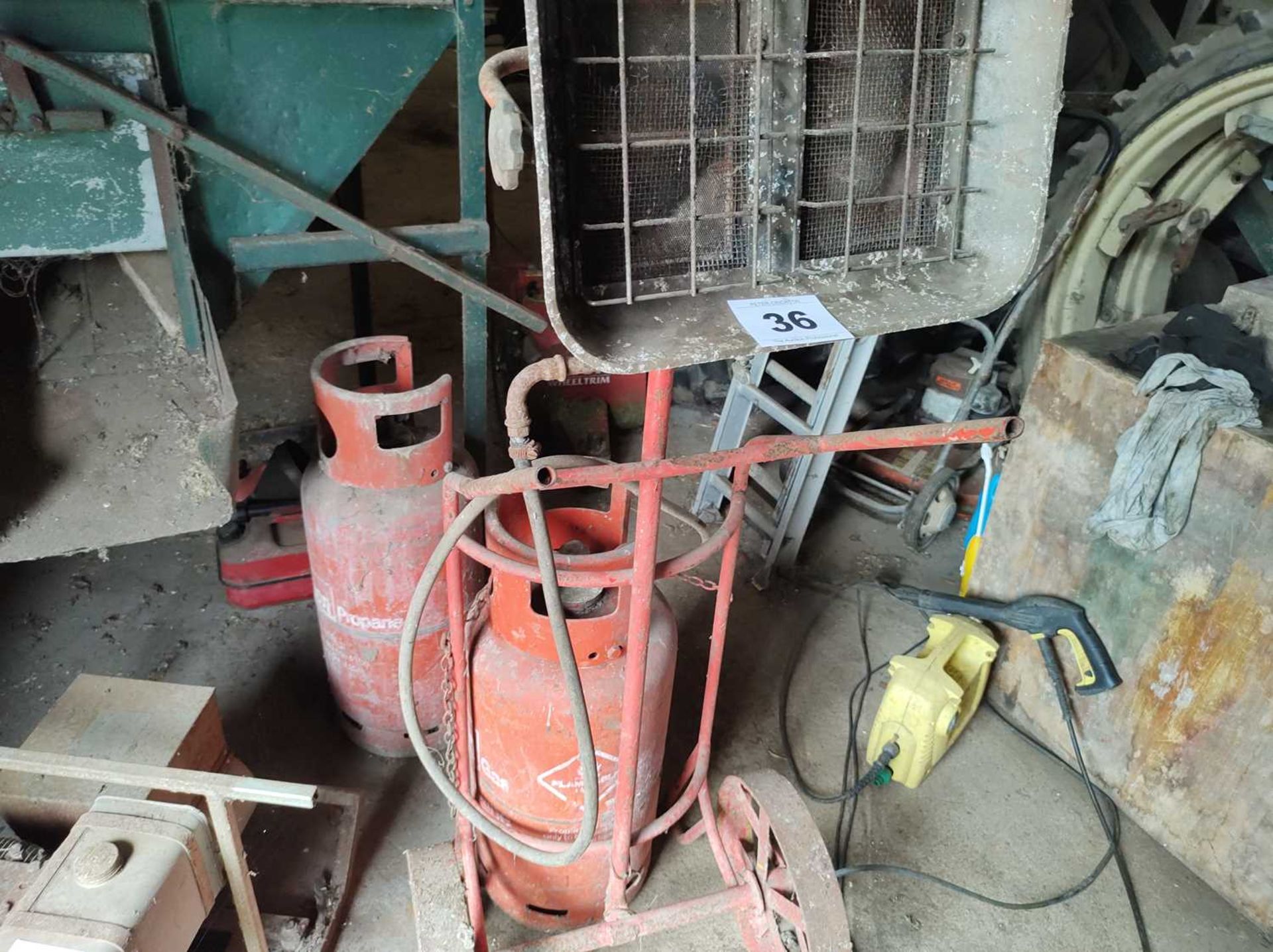 Gas Heater on Trolley