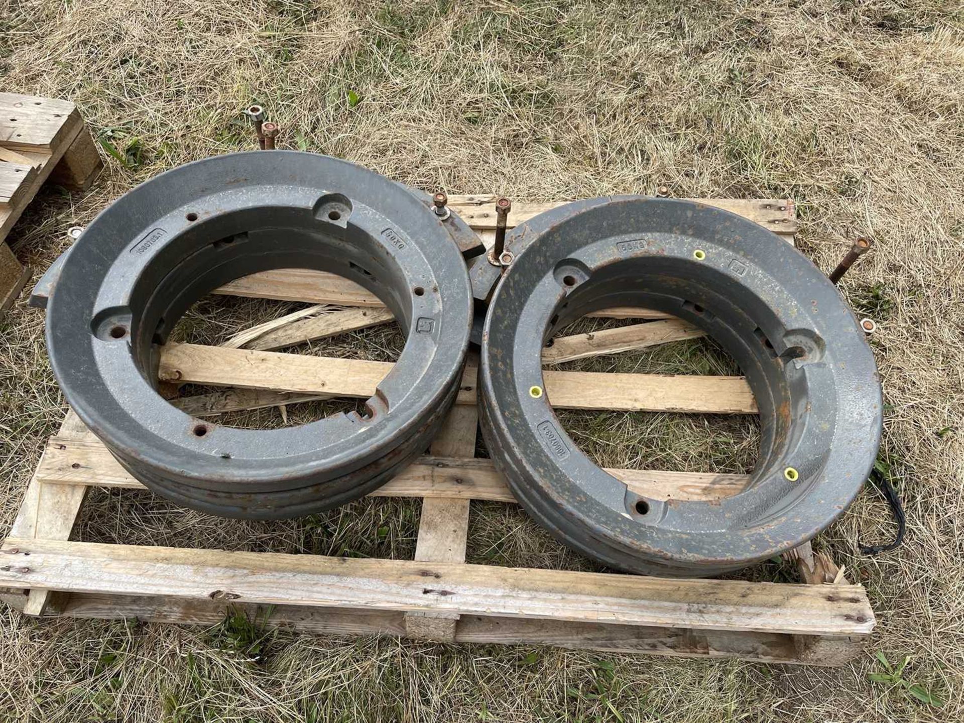 6 x 50kg Claas Wheel Weights