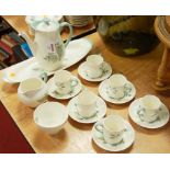 A Wedgwood six-place setting coffee service, in the Woodbury pattern