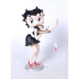 A painted cast metal figure of Betty Boop, height 31cm