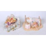 A Royal Doulton Brambly Hedge figure group Happy Birthday Wilfred, No.DBH45; together with another