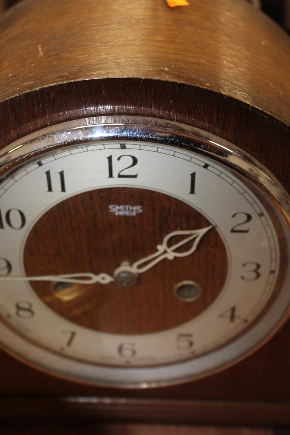 A Kundo brass cased anniversary type clock having a circular dial with raised Roman markers, - Image 4 of 4