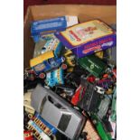 A box of assorted loose modern issue diecast