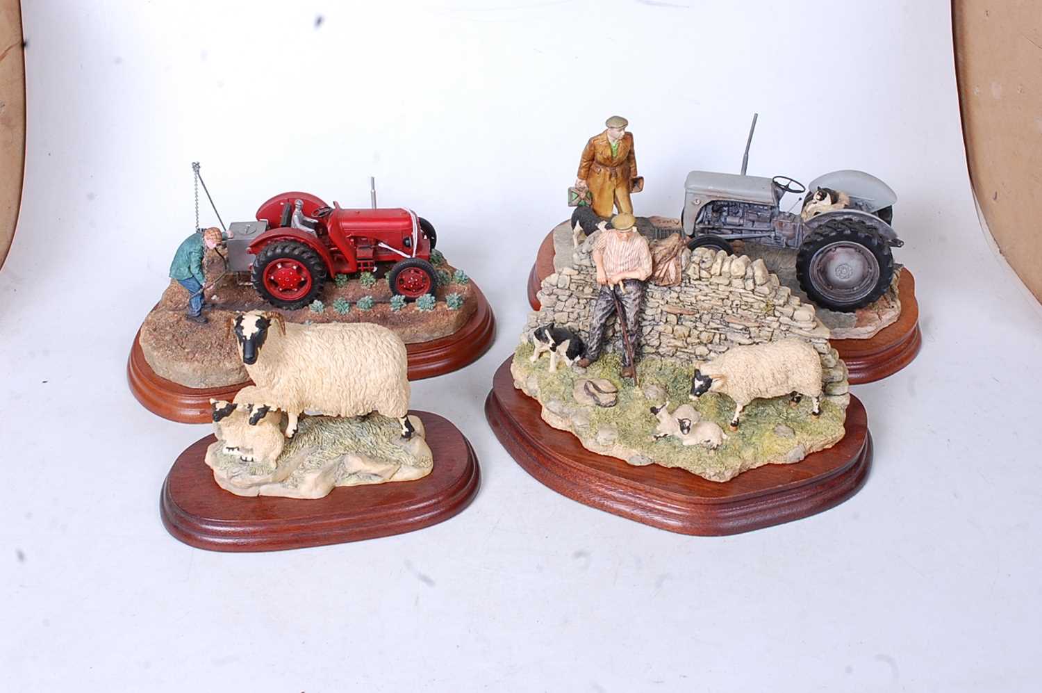 A collection of four Border Fine Arts figures to include Early Start, JH91B, Tractors Tattie - Image 2 of 2