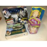 A boxed Cyber Dog by Wow Wee Inc, Rugrats boxed toy and others (4)