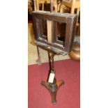 An early Victorian rosewood duet music stand