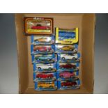 Two boxes to include 31 'Shell' edition boxed cars, 11 Maisto cars, 13 Mobil 'Edition' boxed cars