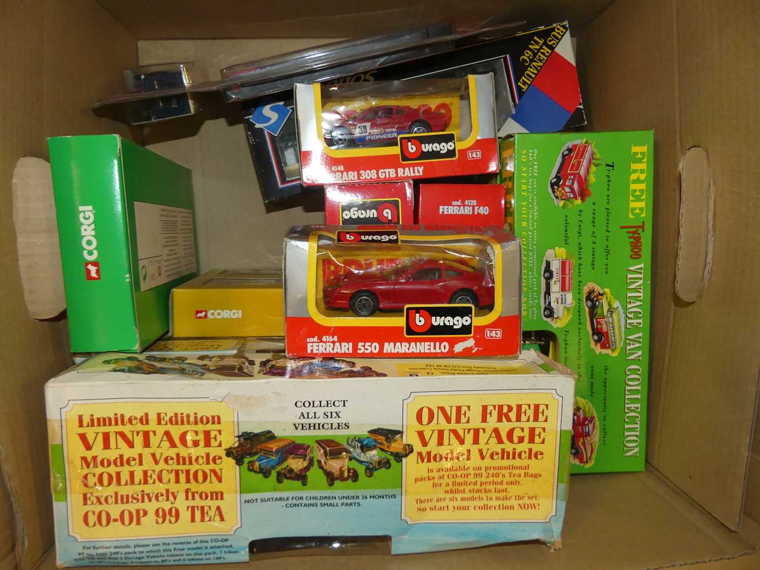 Three boxes of mixed modern diecast boxed model vehicles, to include Corgi 'Golf' tanker, various - Image 2 of 3