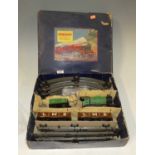 A Hornby Meccano Ltd goods set, in playworn condition, with box, including some loose curve rails