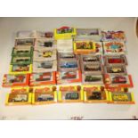 Two boxes of diecast model boxed vehicles, to include Corgi Comic Magazine themed model,
