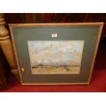 Doreen Allen (1916-2000) - Morston, Norfolk, pastel, signed lower right, with exhibition label verso