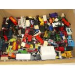 Five boxes of modern issue diecast models, unboxed, many on integral plinths (approx 150)