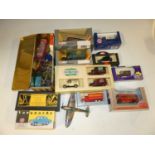 One box of mixed modern boxed diecast model vehicles, to include Lledo gift sets, EFE, and Corgi