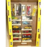 26 Solido vintage cars, in clear plastic cases