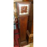 A 1930s oak granddaughter clock, having striking and chiming movement (lacking pendulum), height