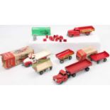 A small box of mainly Tekno models both boxed and unboxed as follows: Sand and gravel truck and