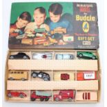 Budgie Models gift set No. 12 comprising of twelve mixed vehicles to include saloons, commercial