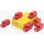 Dinky Toys 31a original Trade box containing 6 "Esso" Trojan Delivery Vans in good-excellent