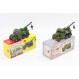 A pair of Dinky 661 Recovery Tractor in military green as follows: Dinky Supertoys 661 Recovery