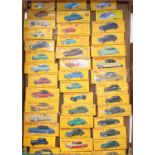 One tray containing 42 Atlas Dinky boxed (mainly French Dinky). Includes Dinky Junior Simca 1000