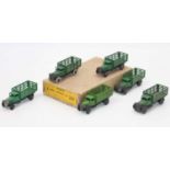 Dinky Toys 25f original Trade box containing 6 "Market Gardener's vans" all in green with black