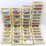 A group of 45 boxed Matchbox Models of Yesteryear in the straw-type window box, all near mint -
