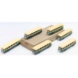 French Dinky Trade box of 6 29d Autobus Parisien buses, conditions vary from good to near mint. (