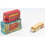 A pair of Milton Maxwell (India) models as follows (copies of Dinky models) Double Decker Bus, in