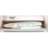 Subtech Submarine Kit Vacuum Formed Kit for a USS Albacore Submarine, overall length 40", appears