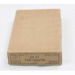 French Dinky Toys no.24 XT Taxi Vedette original empty Trade box in very good condition (scarce).