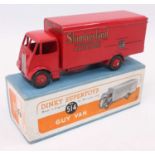 A Dinky Toys No. 514 Slumberland Mattresses guy delivery van comprising red body with matching