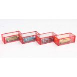 A group of 4 Mini Dinky (Matchbox size) models no.10 x2, 13, 16 in original correct numbered