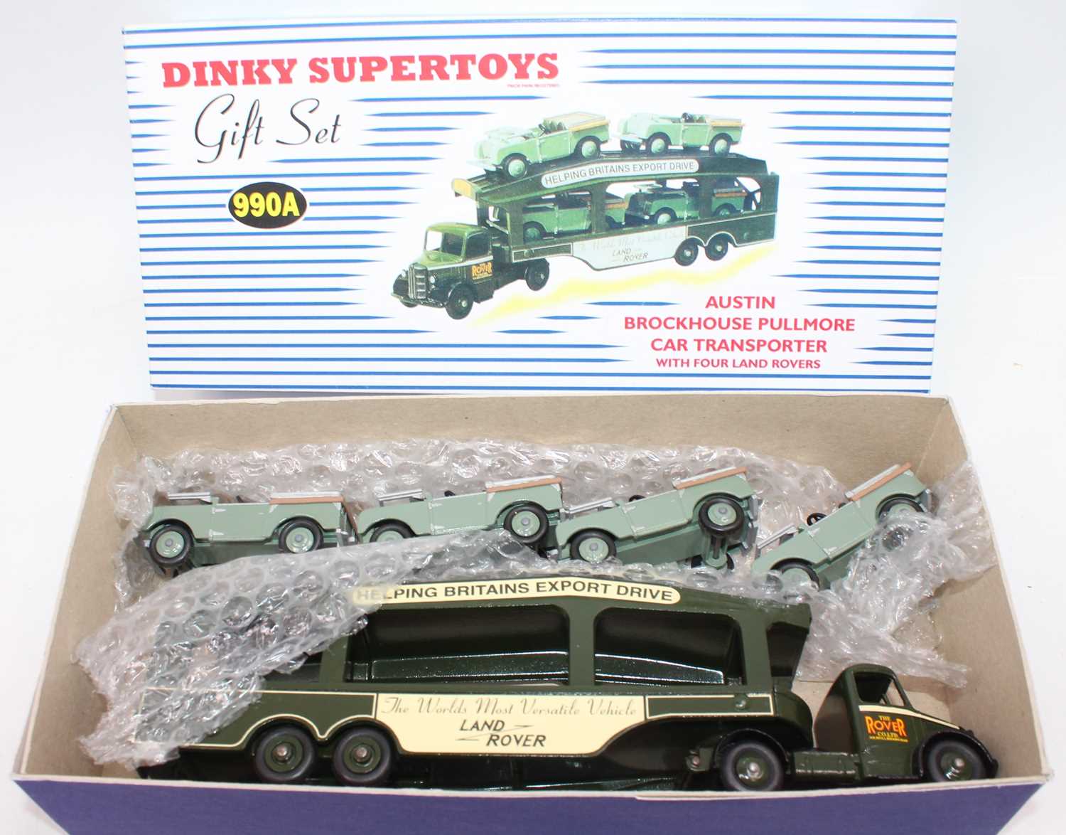 Dinky Toys No.990A, Code 3 by Transport of Delight Austin Brockhouse Pullmore Car transporter in "