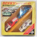 Dinky Toys original 246 "International GT" gift set. containing 3 cars in excellent condition for