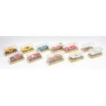 A group of 10 Dinky cars in the hard plastic cases, models in excellent-near mint condition but do