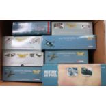 A Corgi Aviation Archive mixed scale boxed aircraft group, to include The Military Airpower