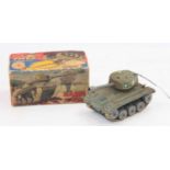 A boxed Gama "M98" U.S medium tank, model complete with original tracks and ariel, model untested