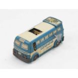 Joustra, France, No.2004 tinplate and clockwork Greyhound Passenger Coach, finished in blue and