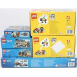 A Lego City and Lego Classic boxed construction kit group, six examples, all housed in the