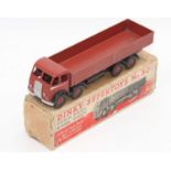 A boxed Dinky Toys No. 501 Foden 8-wheel wagon comprising of first type cab finished in brown and