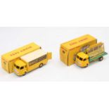 French Dinky Toys group of 2 models as follows: 33a Fourgon Simca Cargo in "Bailly" livery which