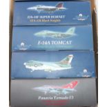 A Sky Guardians Witty Wings 1/72 scale boxed aircraft diecast group, four examples to include an F/A